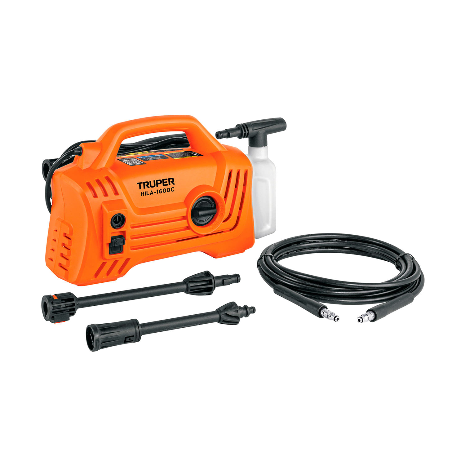 HIDROLAVADORA ELECTRICA COMPACTA 1600 PSI 1.9 HP TRUPER