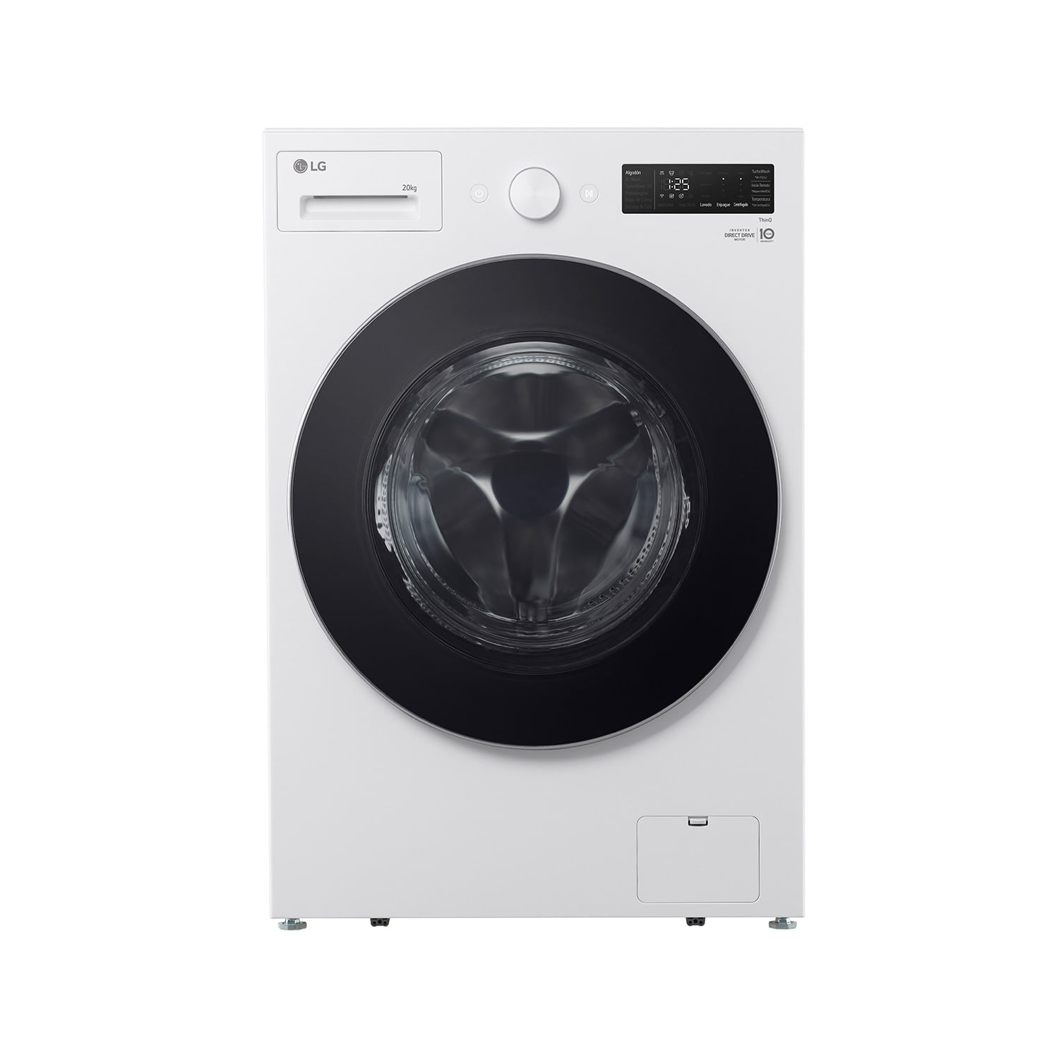 LAVADORA SMART INVERTER CARGA FRONTAL 20KG COLOR BLANCA LG