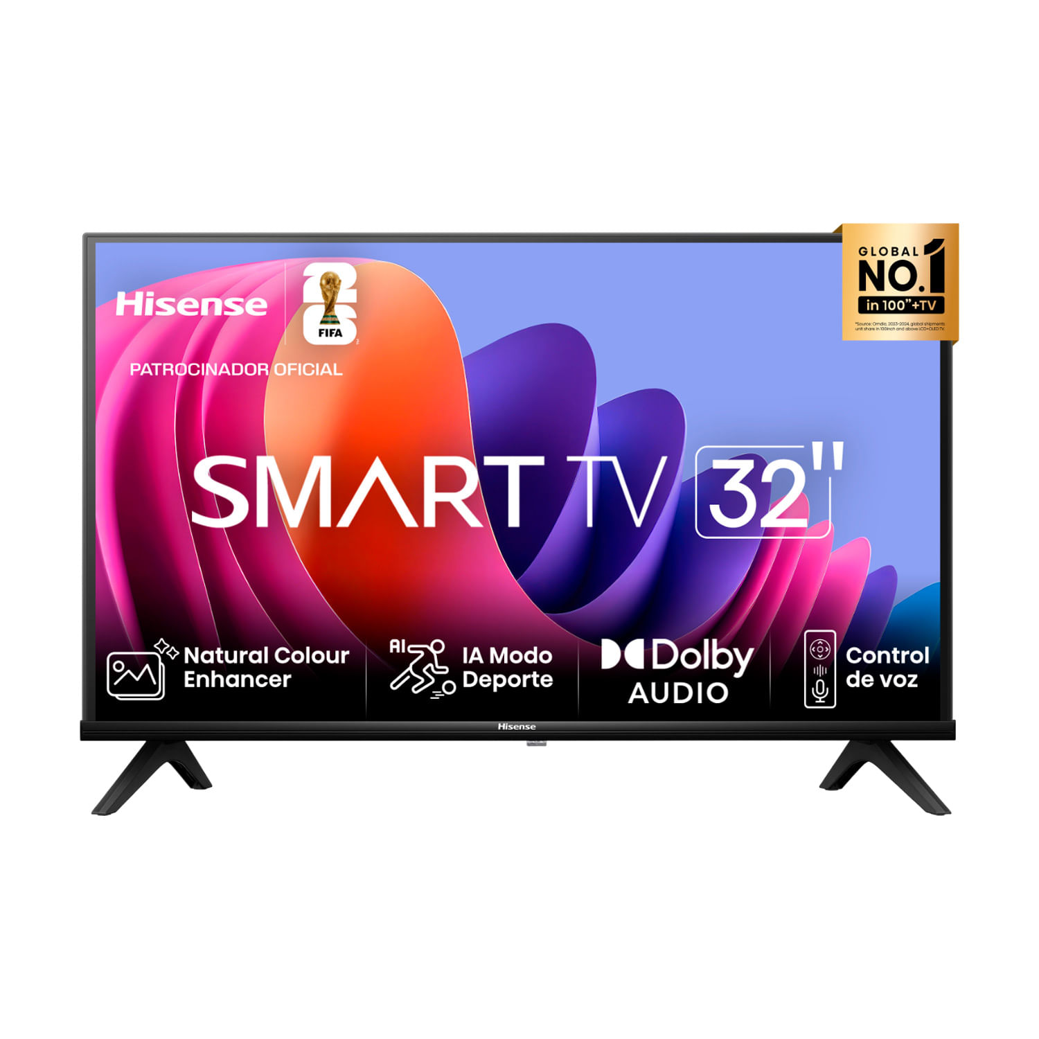 TV LED 32" SMART LCD 2K HISENSE 32A4KV