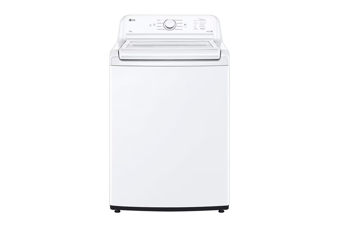 LAVADORA SMART INVERTER AGITADOR 4-WAY TURBOWASH CARGA SUPERIOR 19KG BLANCA LG