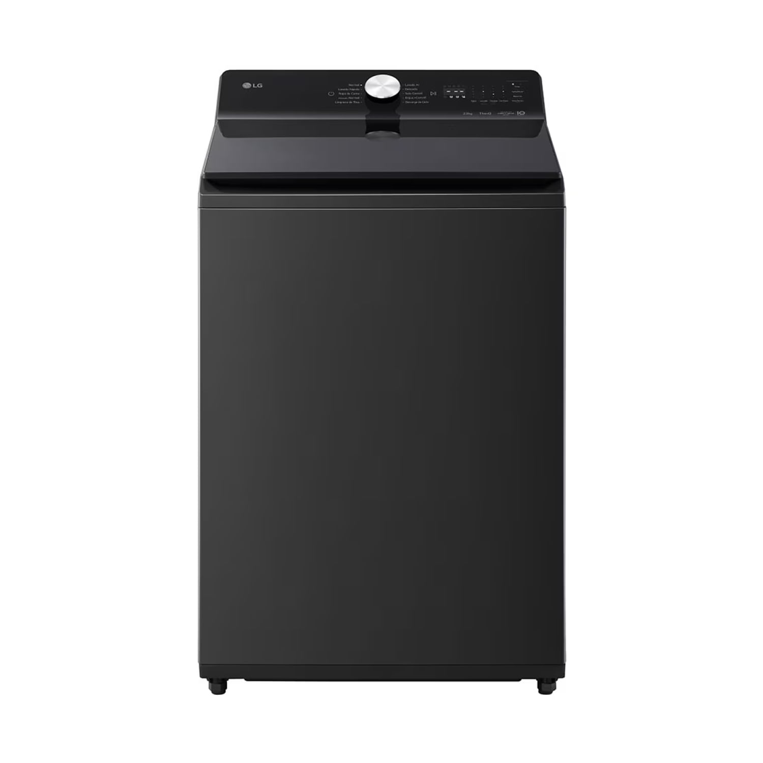 LAVADORA LG CARGA SUPERIOR 23 KG INVERTER COLOR NEGRA.