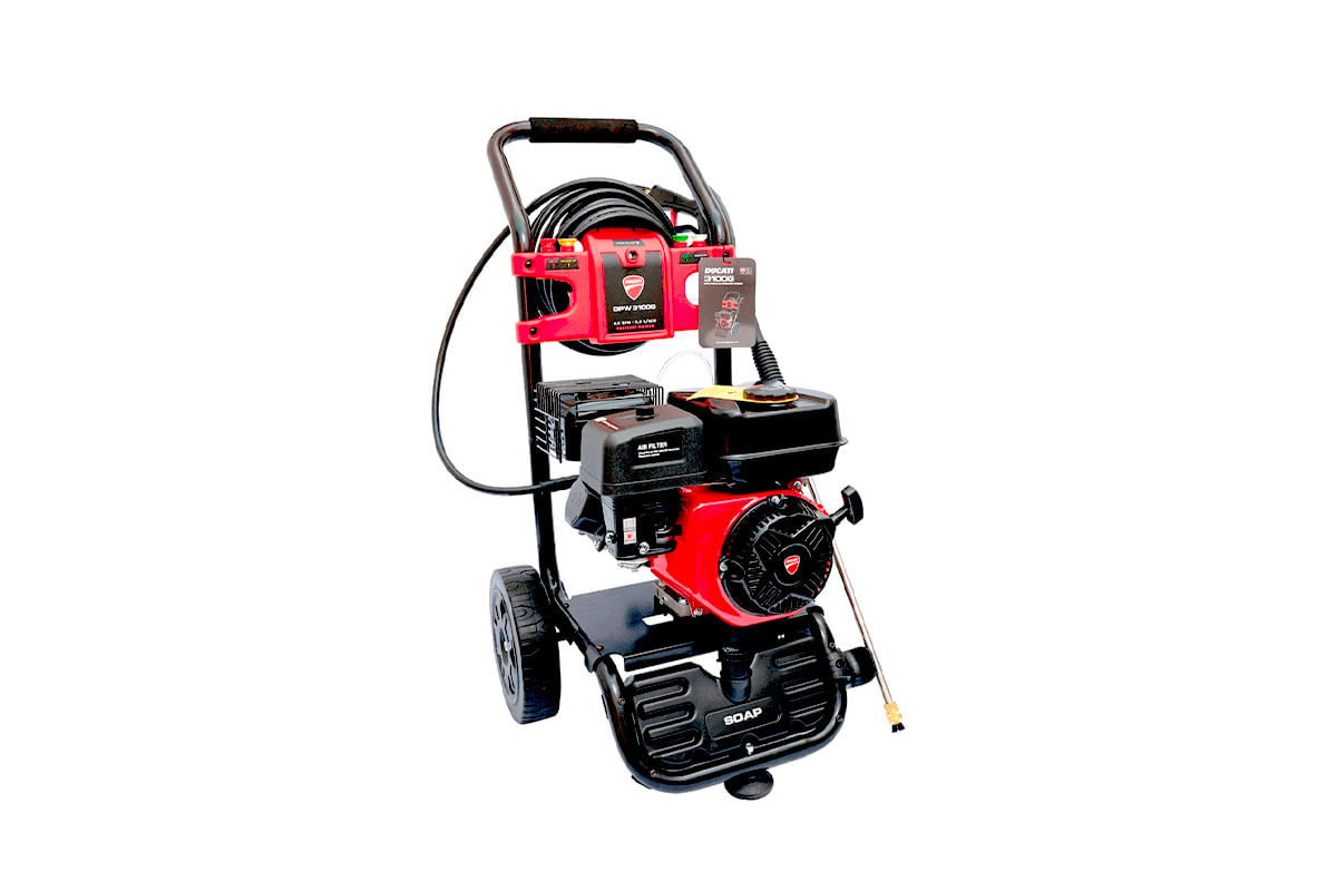 HIDROLAVADORA A GASOLINA DUCATI 3300PSI 7HP 570LT/h