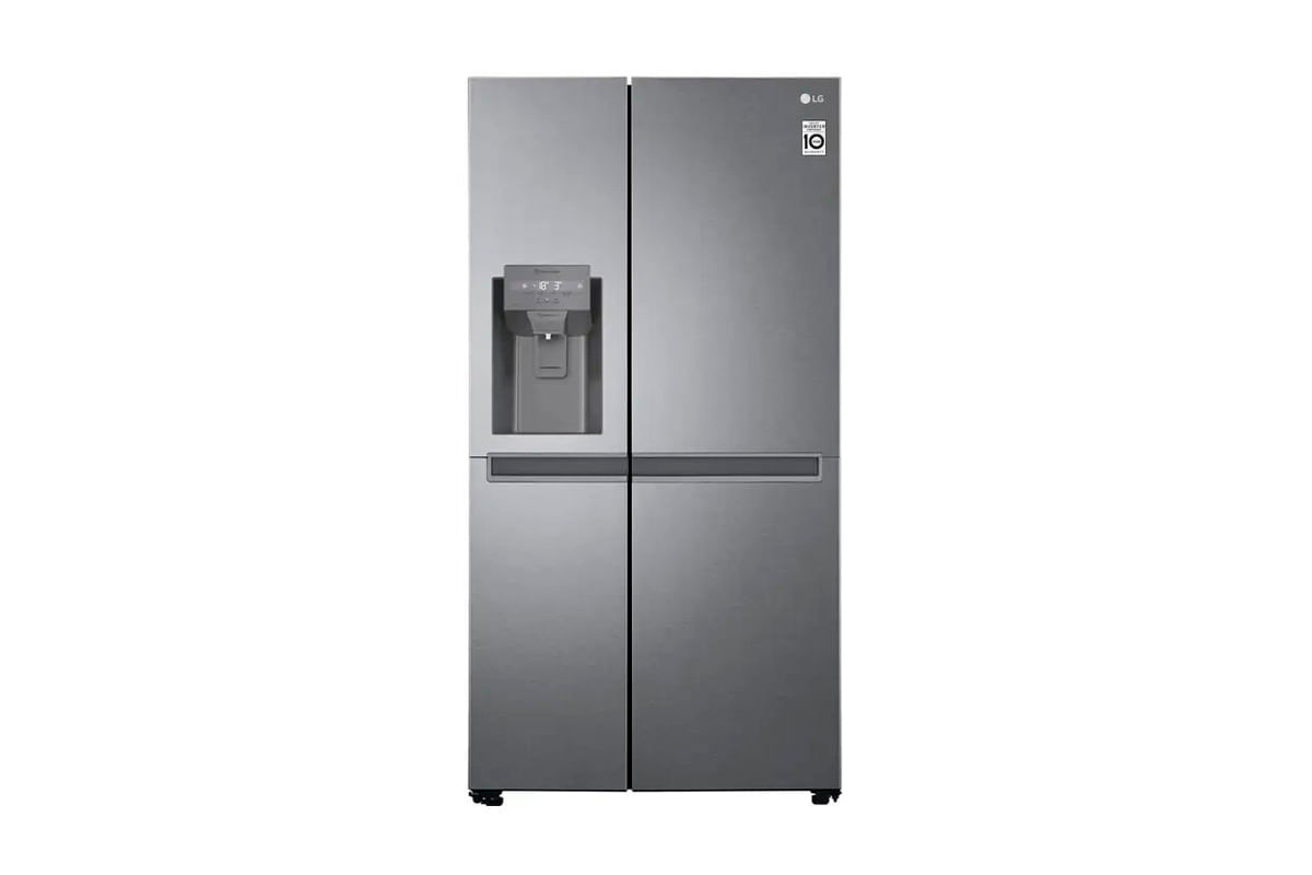 REFRIGERADOR INVERTER C/DISPENSADOR SBS 612L SILVER LG