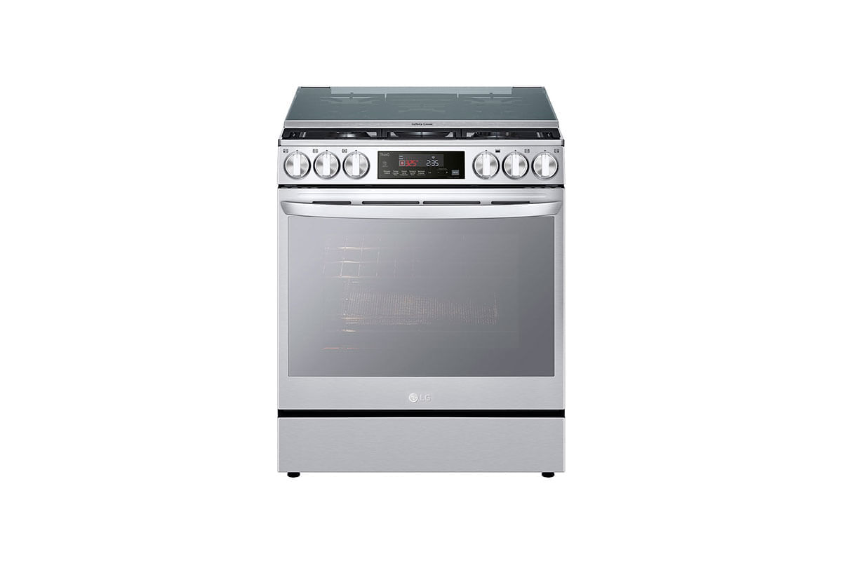 COCINA A GAS LG 5QUEMADORES C/INSTAVIEW Y FREIDORA DE AIRE