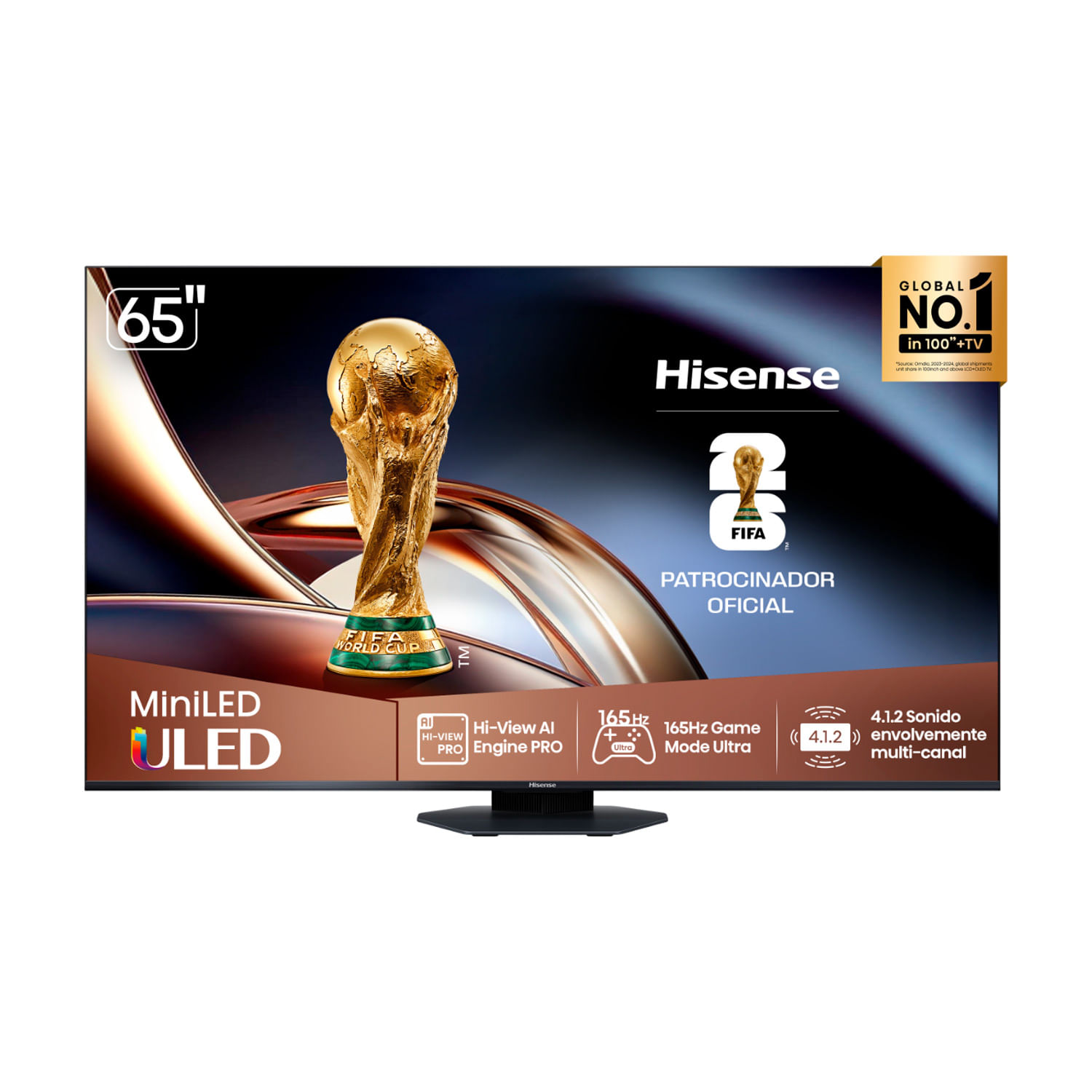 TV LED 65" SMART ULED 4K HISENSE 65U8QG