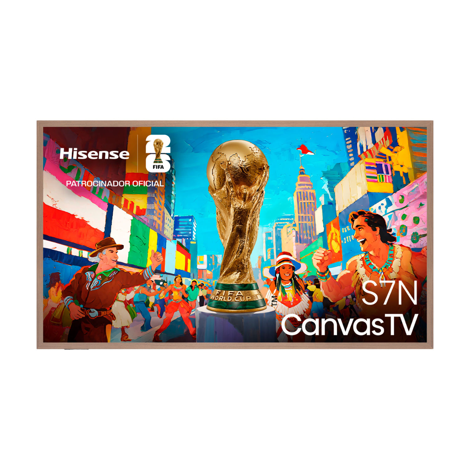 CANVAS TV 4K QLED HISENSE 55" CLASS S7