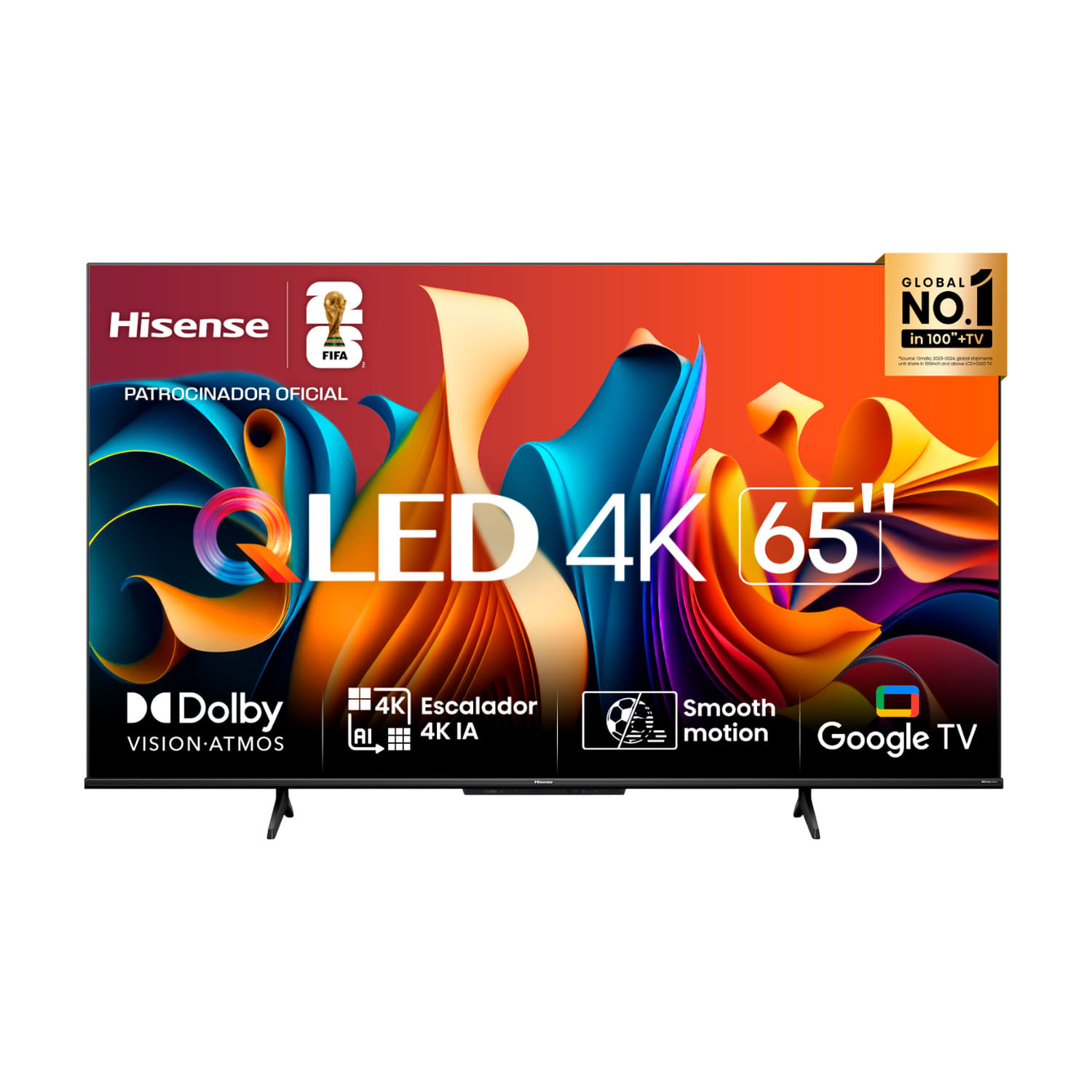 TV LED 65" SMART QLED 4K HISENSE 65Q6QV