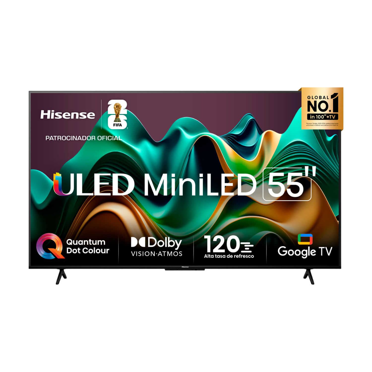 TV LED 55" SMART ULED 4K HISENSE 55U6QV