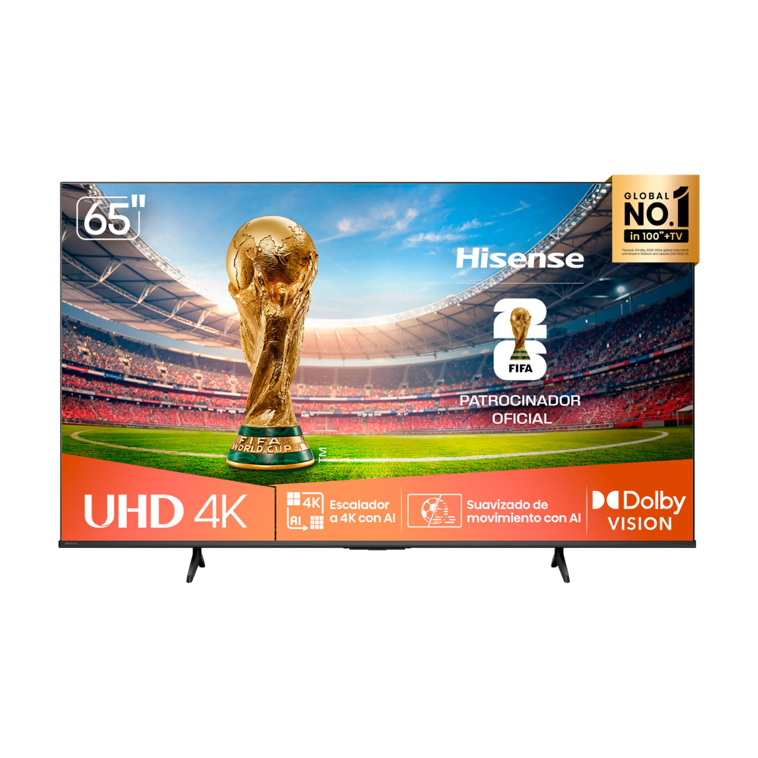 TV LED 65" SMART UHD 4K HISENSE 65A65NV